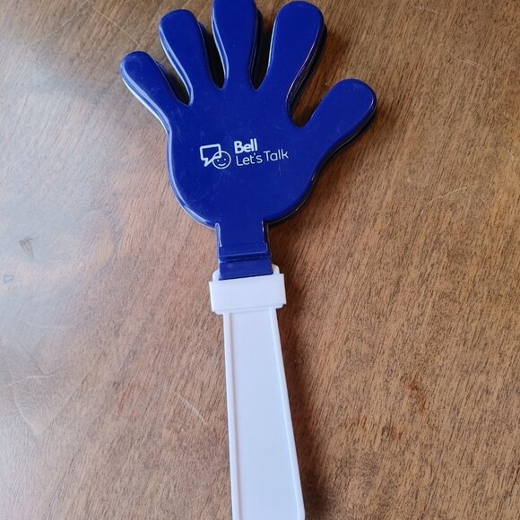 FUN Bell Canada Slap Toy Clapper Clapping Wand Festival Favours Bell Lets Talk - Picture 4 of 4